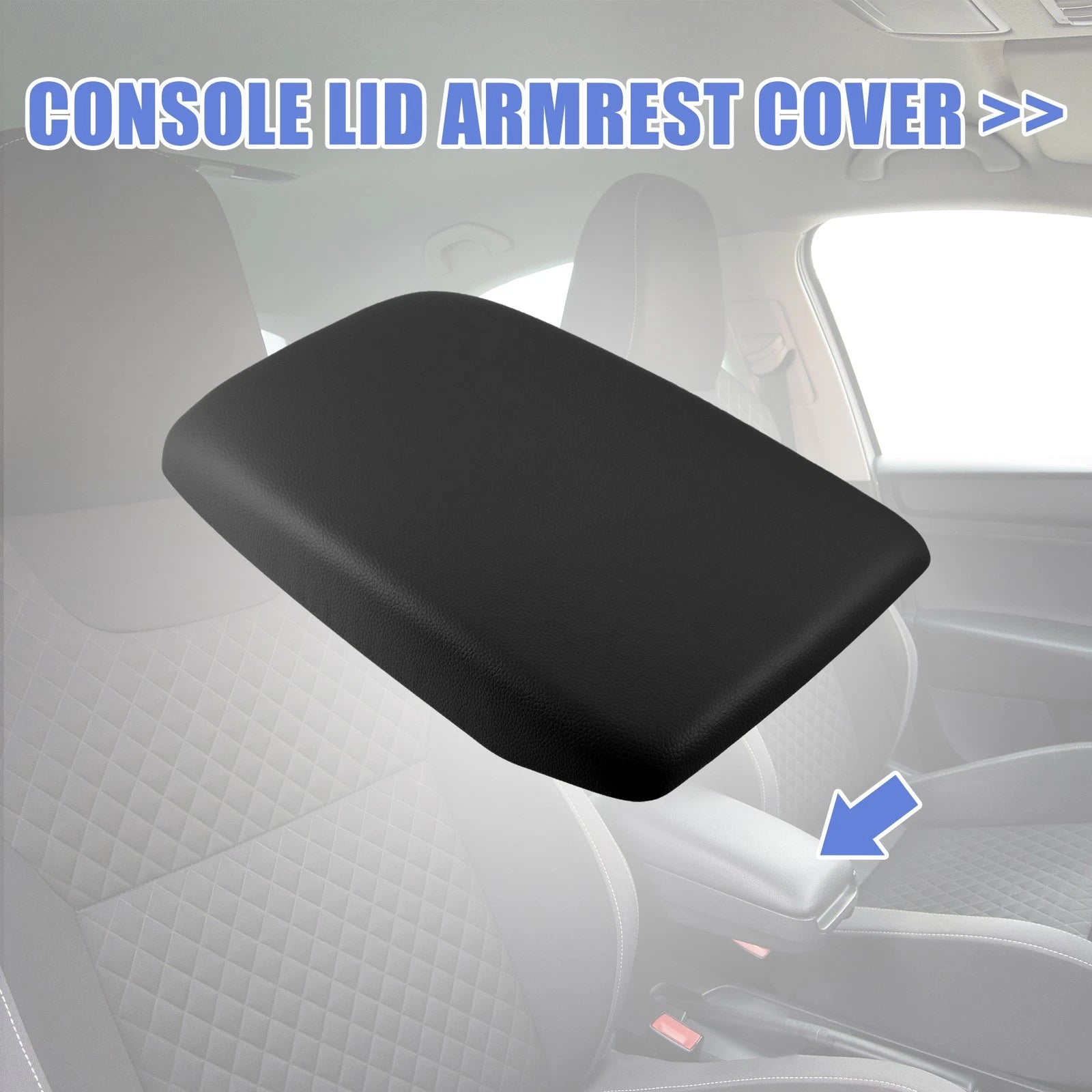 Center Console Armrest Cover Replacement for Toyota Highlander (2009–2014)