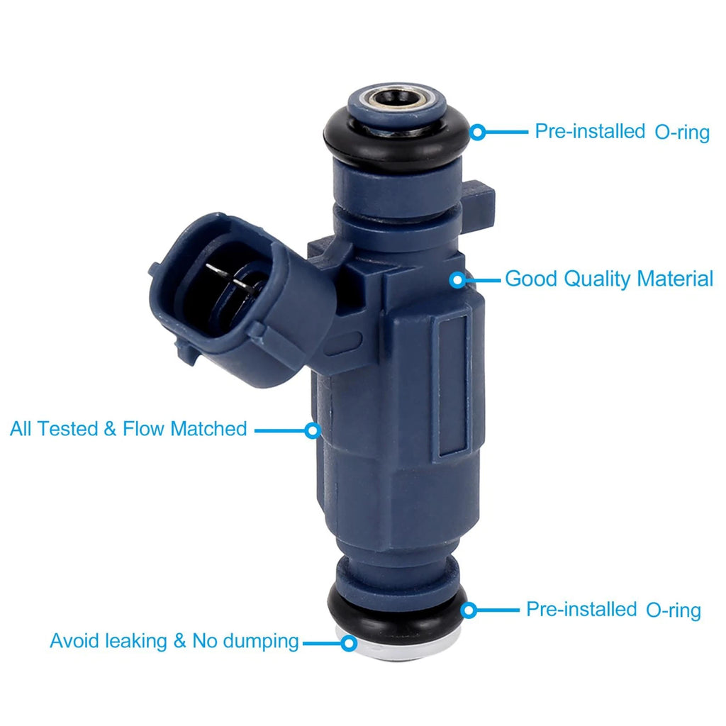 Fuel Injector Set 4PCS Replacement for Hyundai i30 Elantra (2007–2015)