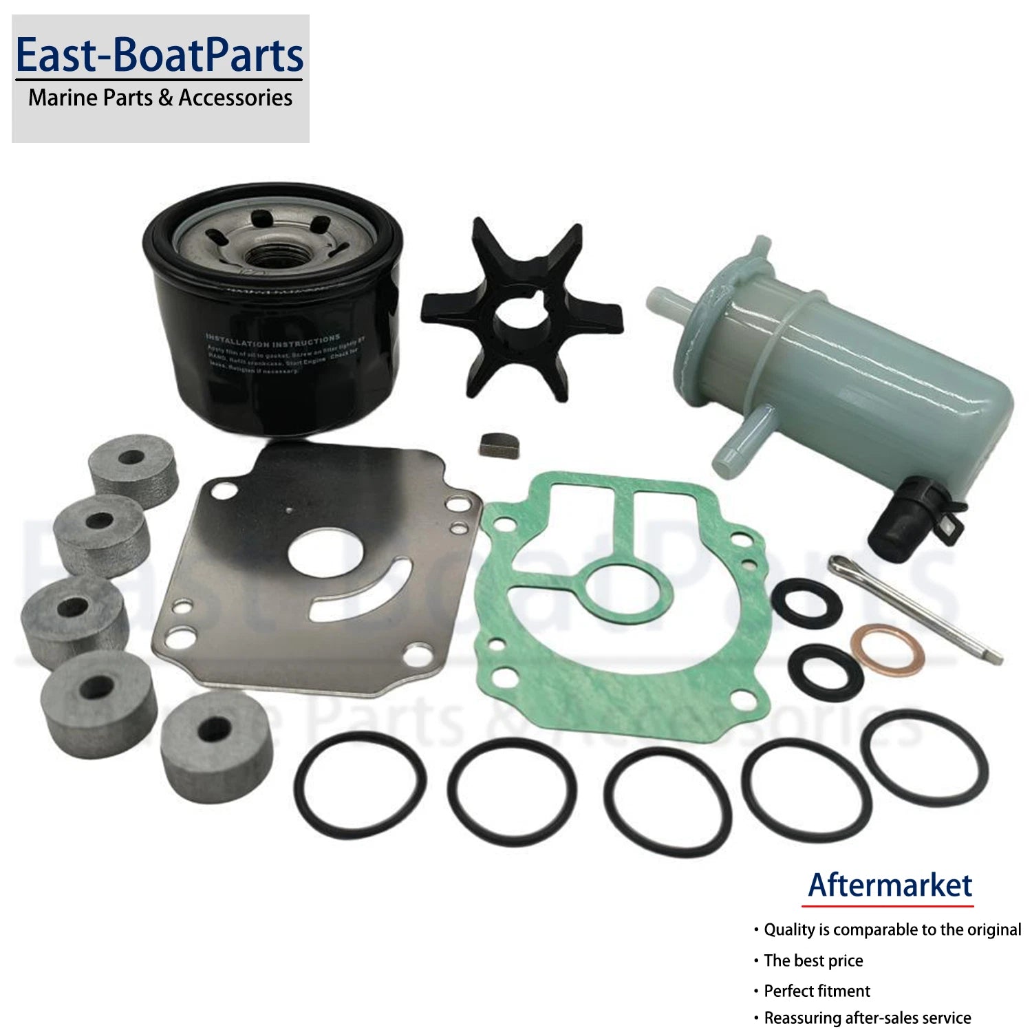 Maintenance Service Kit for Suzuki 4 Stroke 25 30HP DF25A DF30A (2015–up) 17400-94824