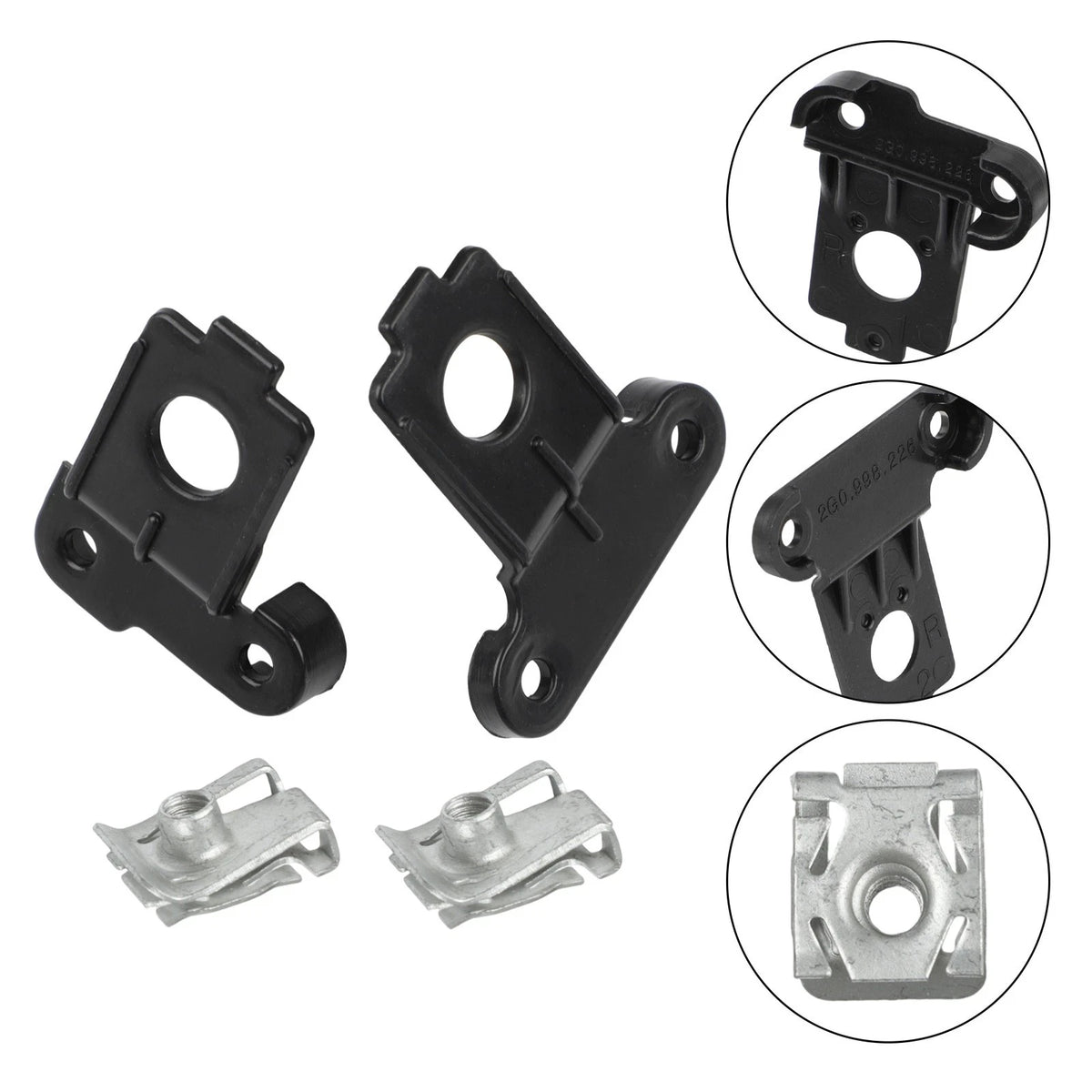 Replacement Headlight Repair Kit for Polo VI 2017 2021 Right Side Fitment