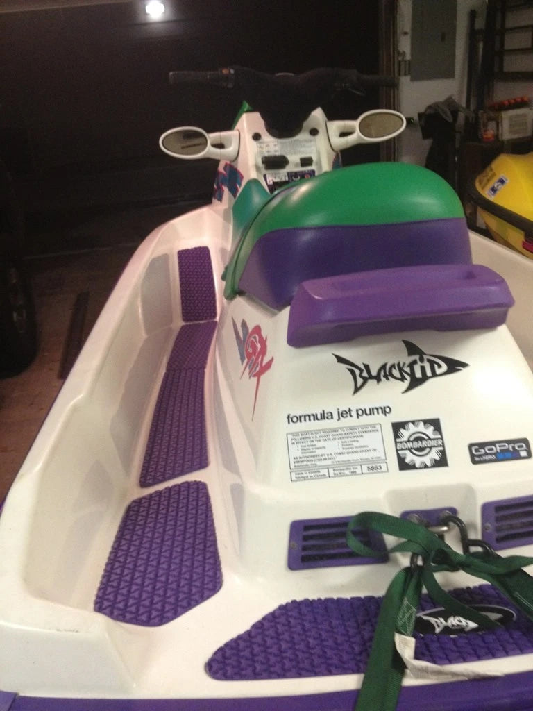 Complete Traction Mats for Seadoo Speedster Sportster (1996–1998) Purple Marble