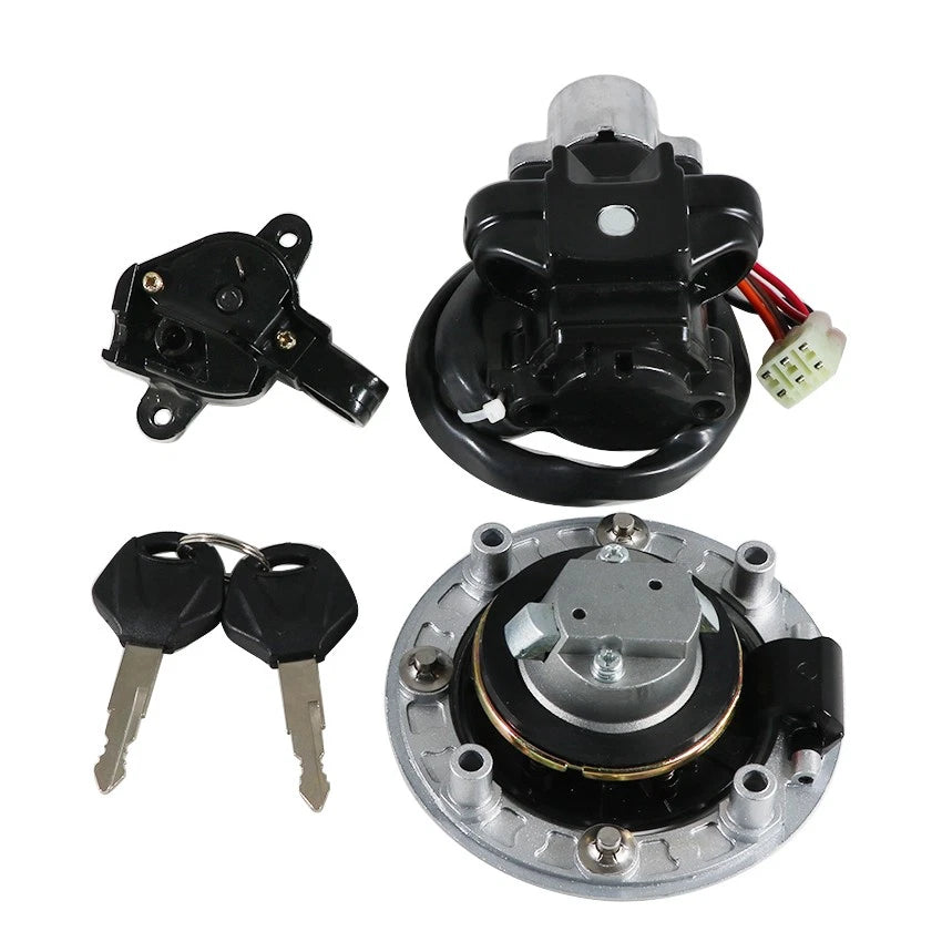 Fuel Gas Cap Ignition Key Switch Seat Lock for Suzuki GSF600 Bandit (1995–2004)