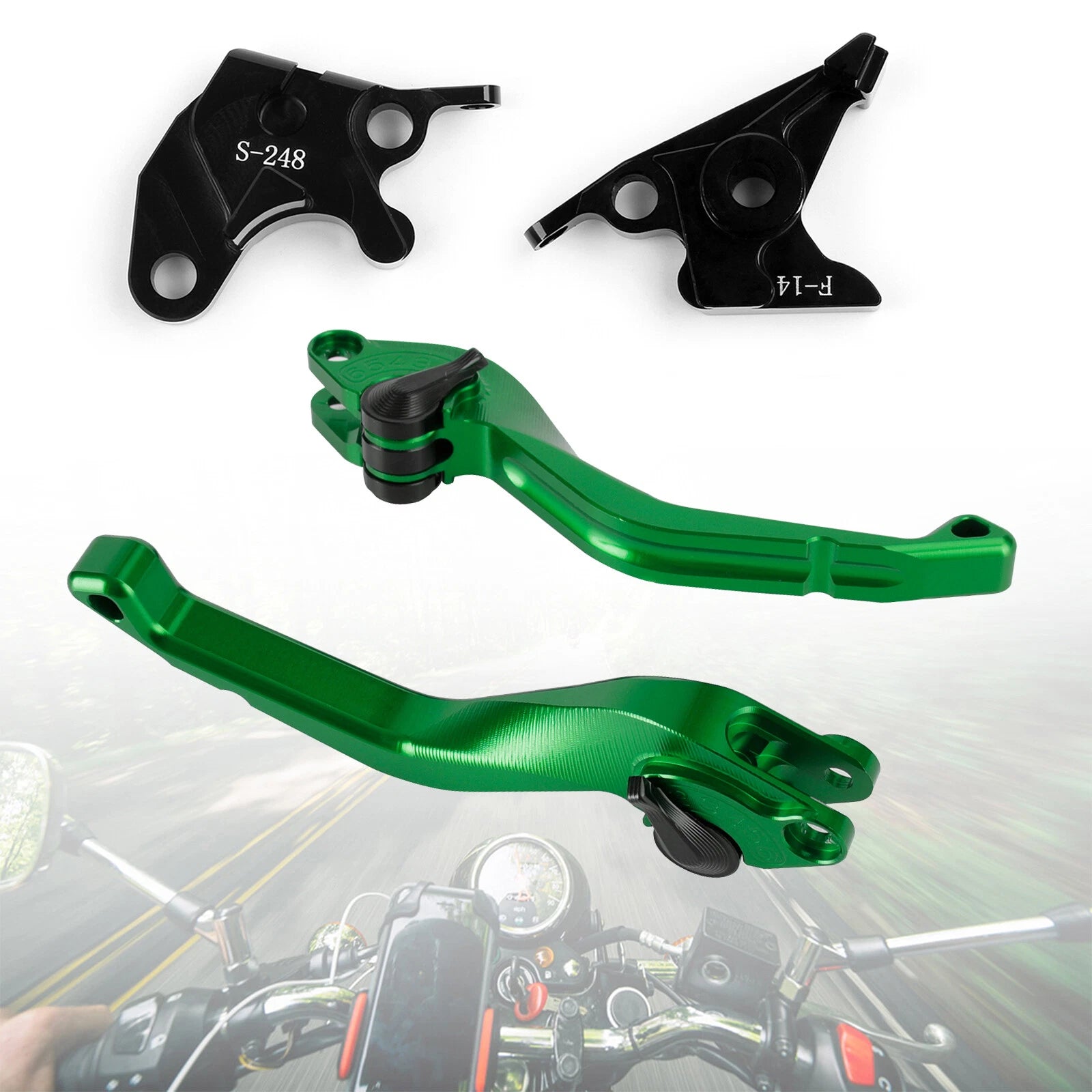 CNC Short Clutch Brake Lever for Suzuki GSXR600 750 1000 DL650 GSR600 (T9)