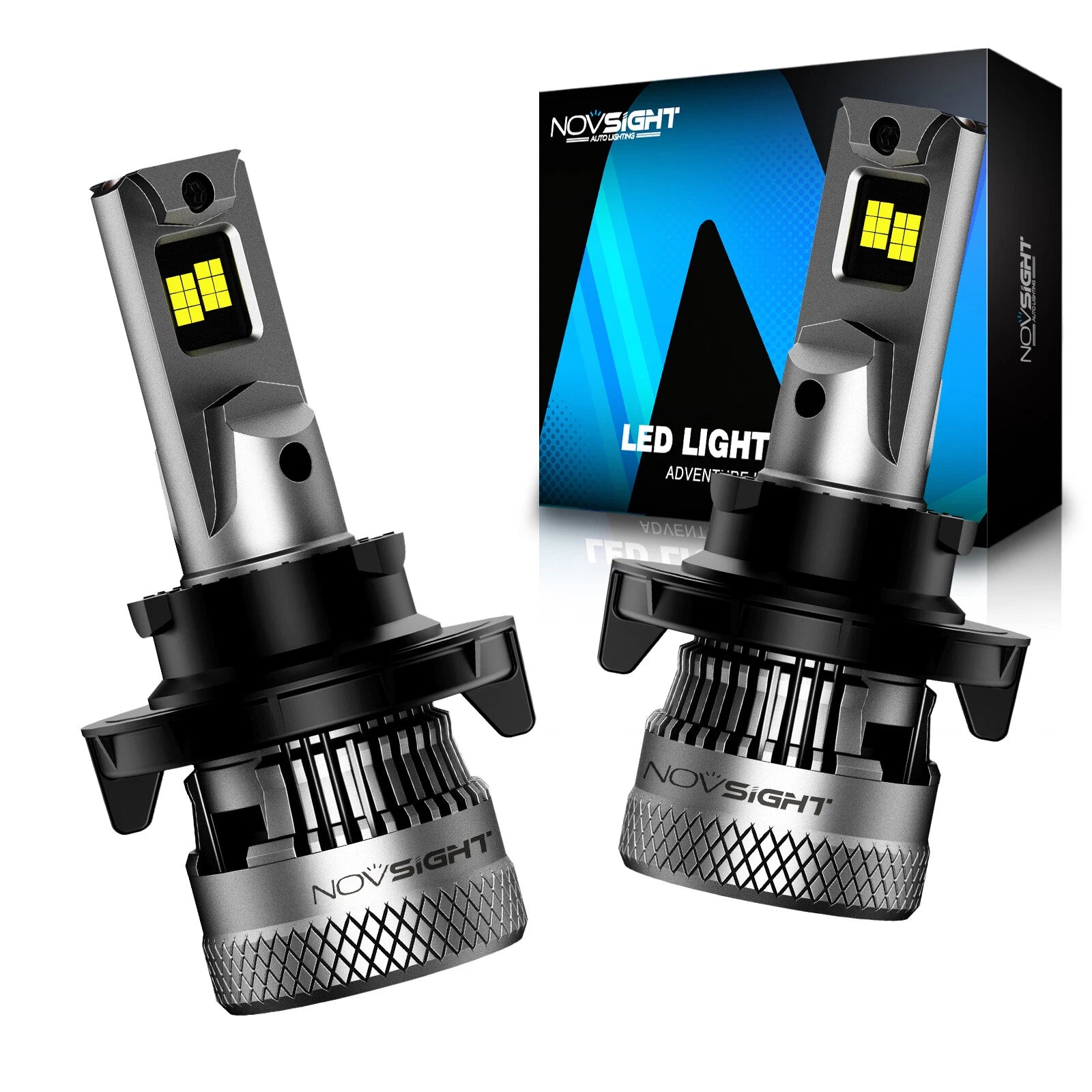 2X 9008 H13 LED Headlight Bulbs for