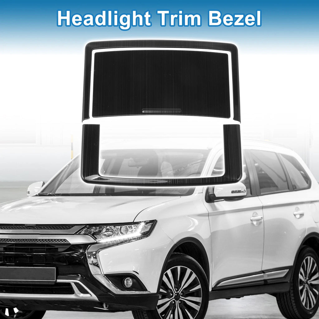 Headlight Trim Bezel Front Set Replacement for Mitsubishi Outlander (2022–2024)