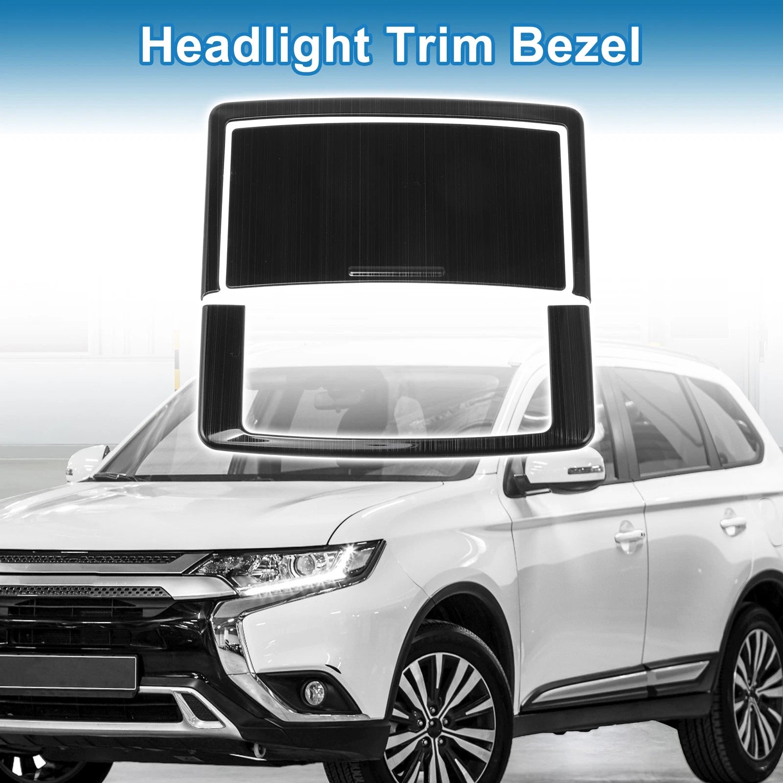 Headlight Trim Bezel Front Set Replacement for Mitsubishi Outlander (2022–2024)