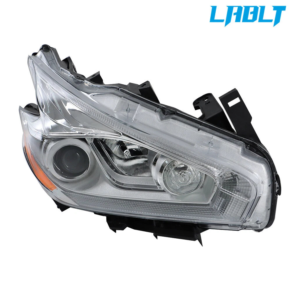Passenger Side RH Headlight Halogen LED DRL Chrome for Nissan Murano (2017)