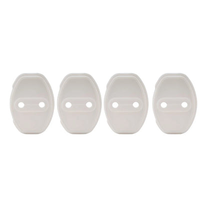 White Car Door Lock Protective Cover for Audi A3 A4 TT S3 S4 VW Golf Passat (2010–2023)