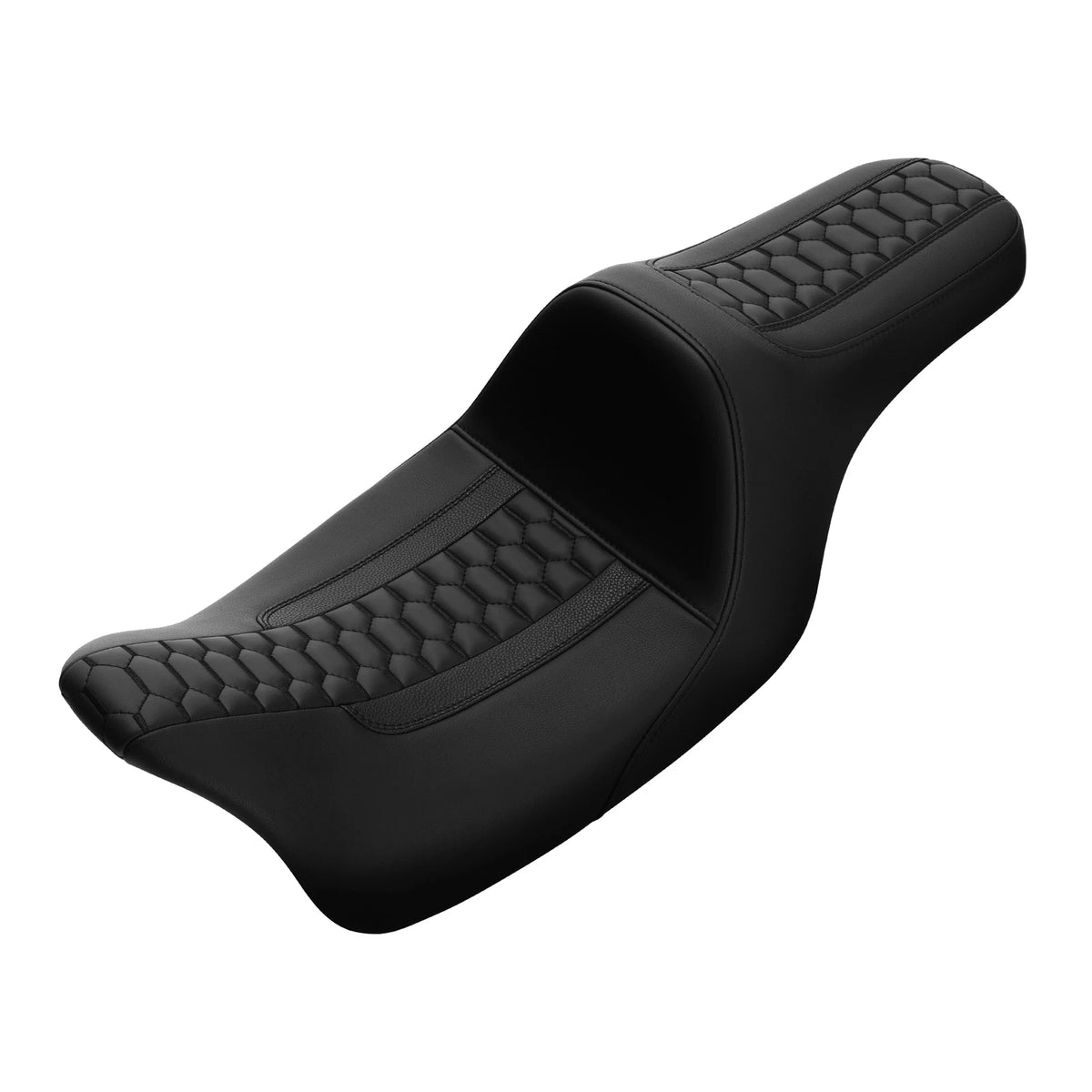 Black Rider Driver Passenger Seat for Harley Touring Road Glide (2009–2023)