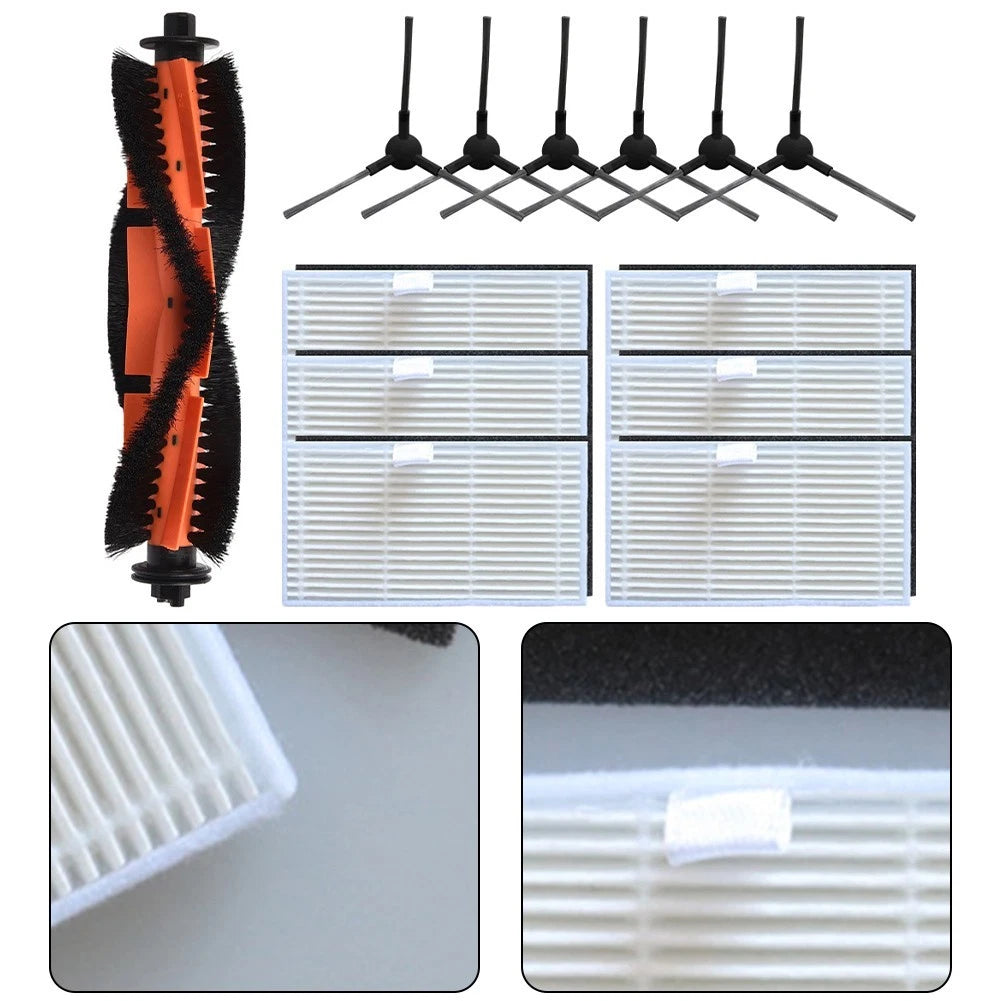 Side Brush Filter Set for Uninell UR3 Robot Vacuum Cleaner