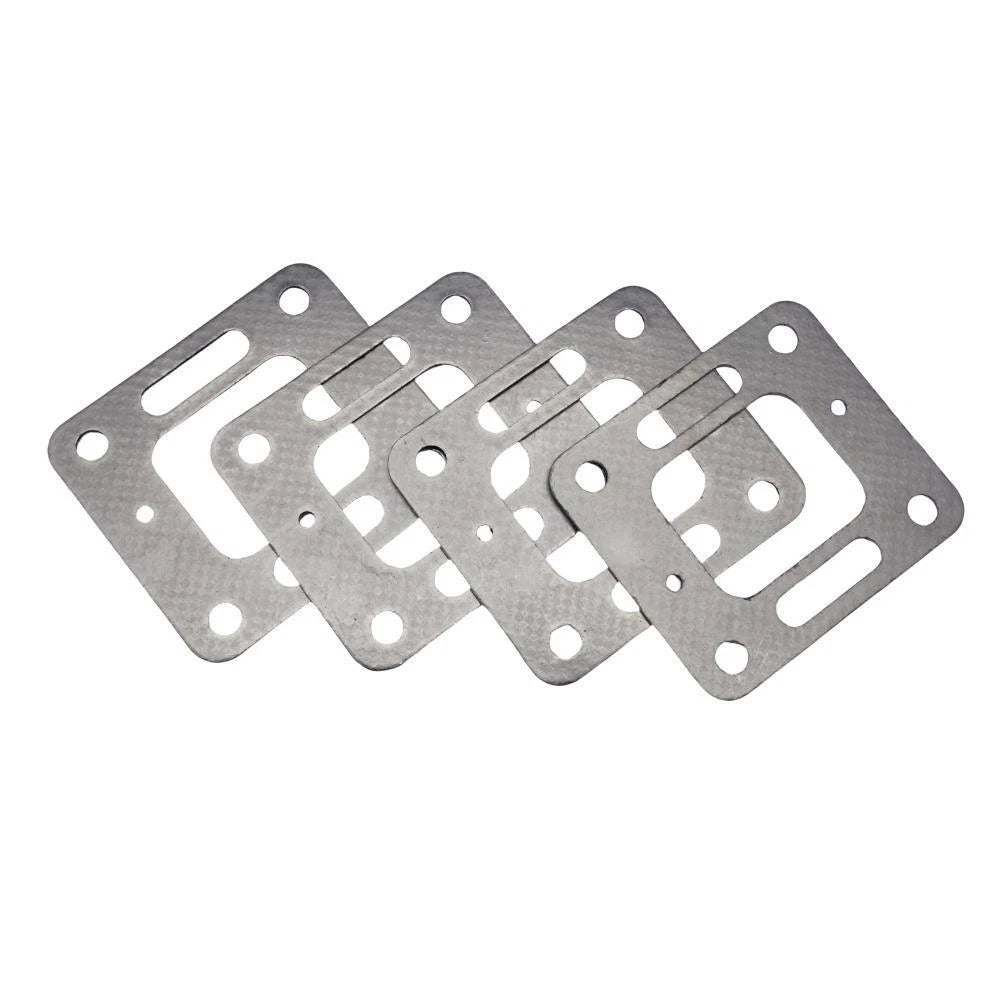 Set of 4 Exhaust Manifold Elbow Gaskets for Mercruiser (27-863724, 18-0897)