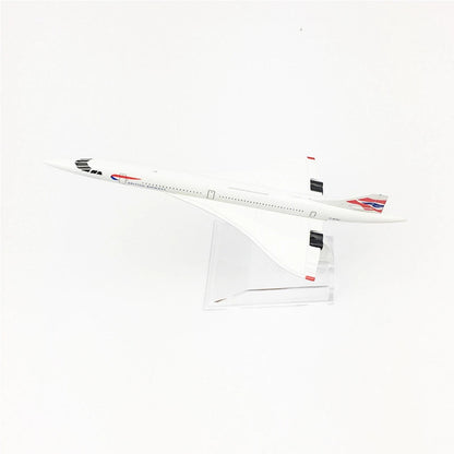 1/400 British Concorde Alloy Aircraft Model Diecast Plane