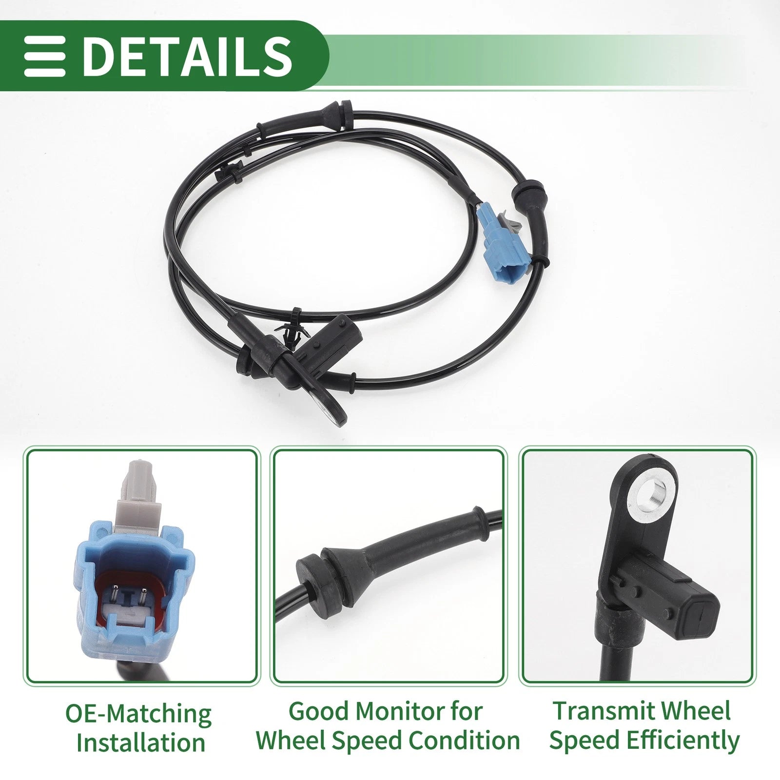ABS Wheel Speed Sensor No. 479019Y00A for Nissan Maxima (2000–2003) Rear Left