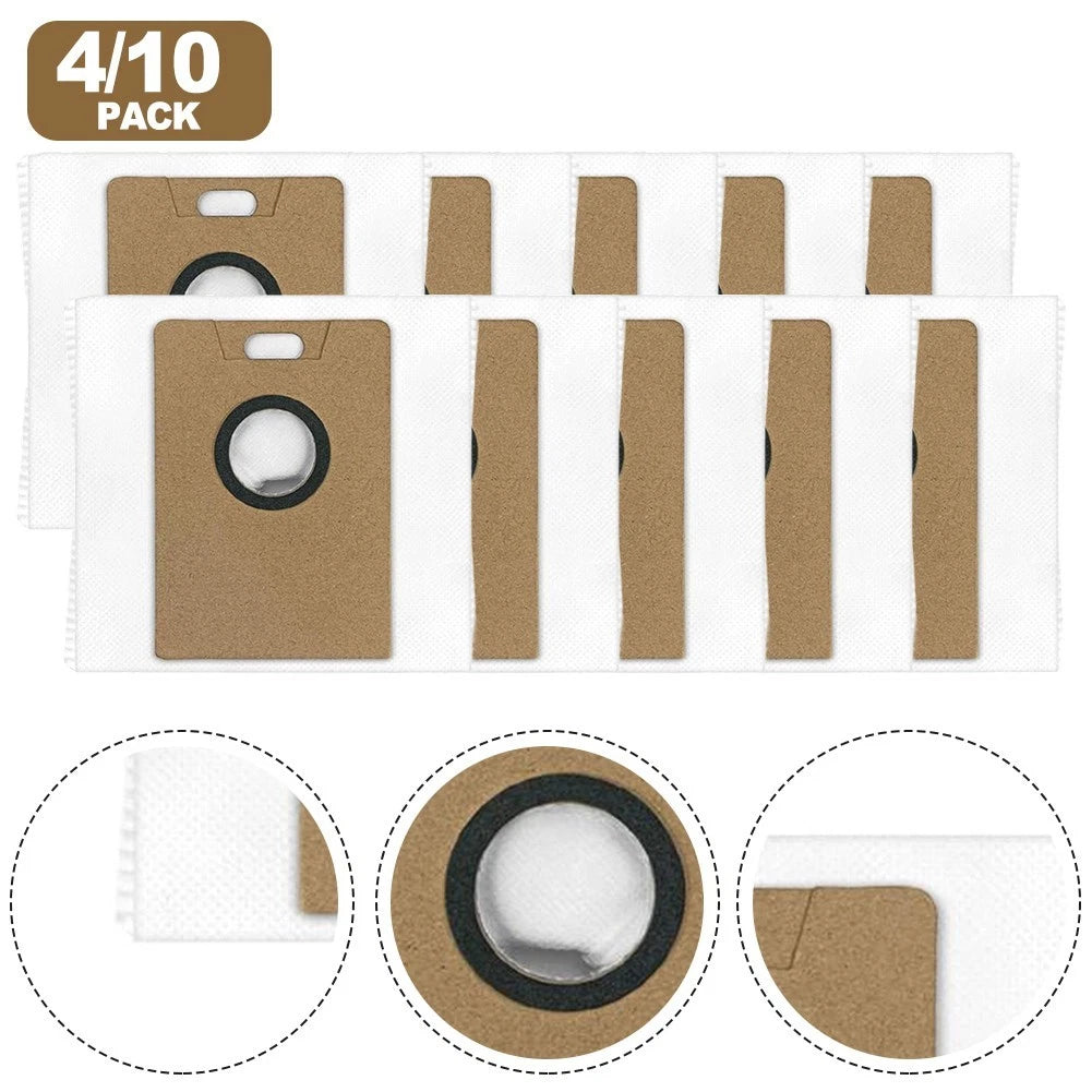 Dust Bag Replacement for Narwal Freo S Robot Vacuum Cleaner (Pack of 4)