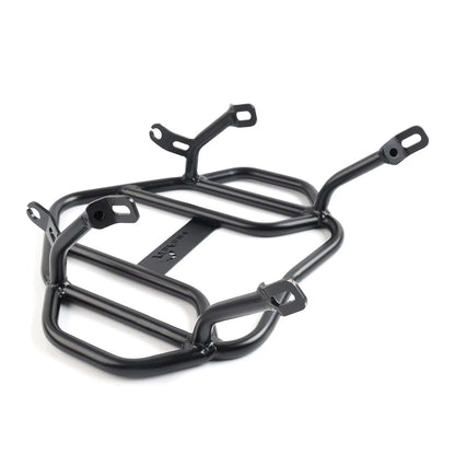 1x Black Iron Rear Luggage Rack for Suzuki DR650 (1996–2023)