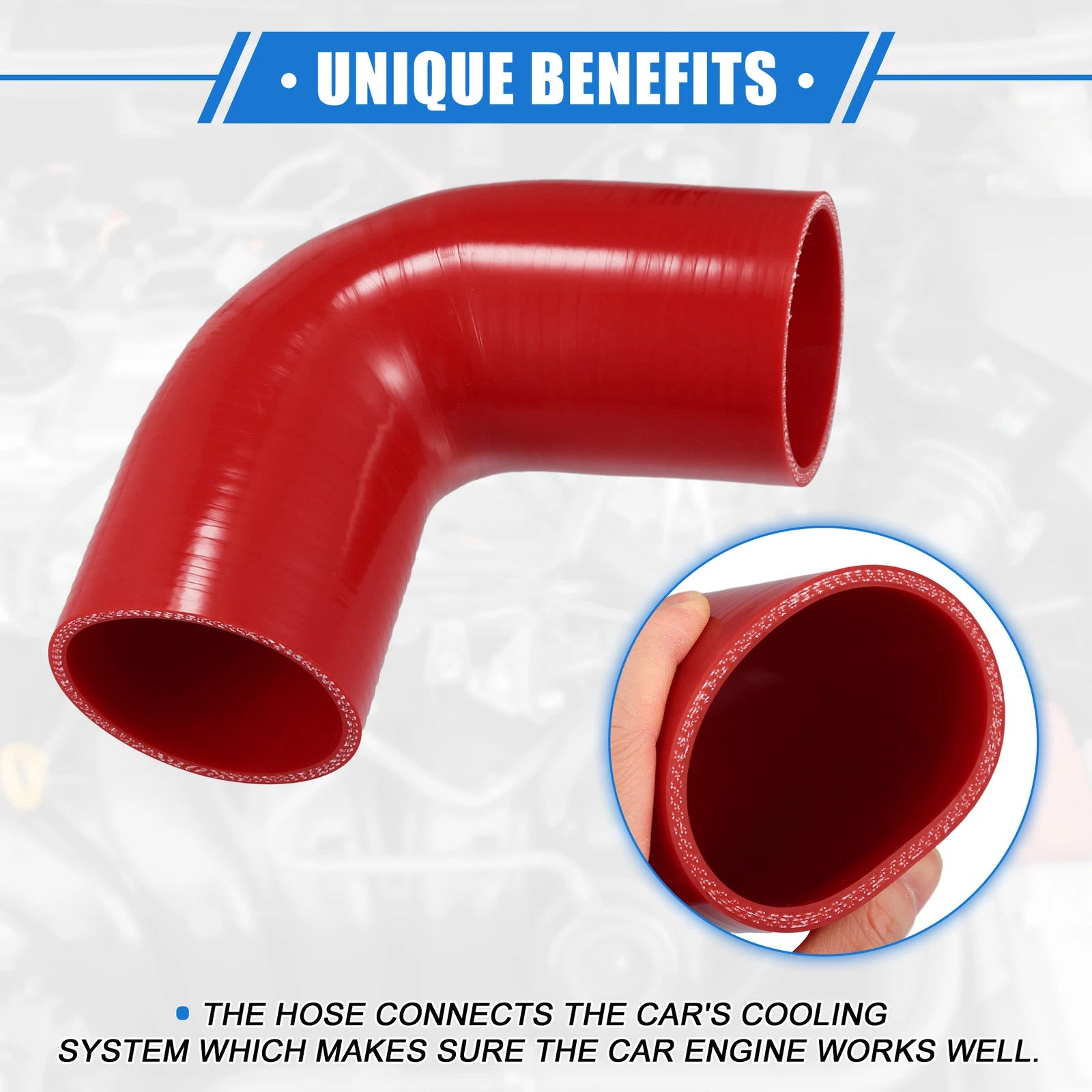 90 Degree Elbow Coupler Silicone Hose for Turbo Intake (Universal)