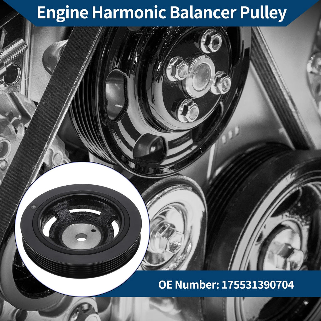 Engine Harmonic Balancer Crank Pulley Replacement for Hyundai Santa Fe (2006–2012)