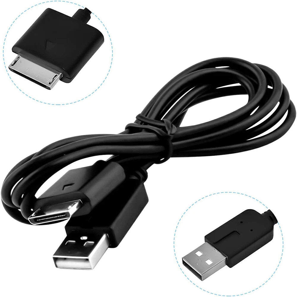 2X USB 2.0 Data Sync Transfer & Power Charger Cable for PSP Go