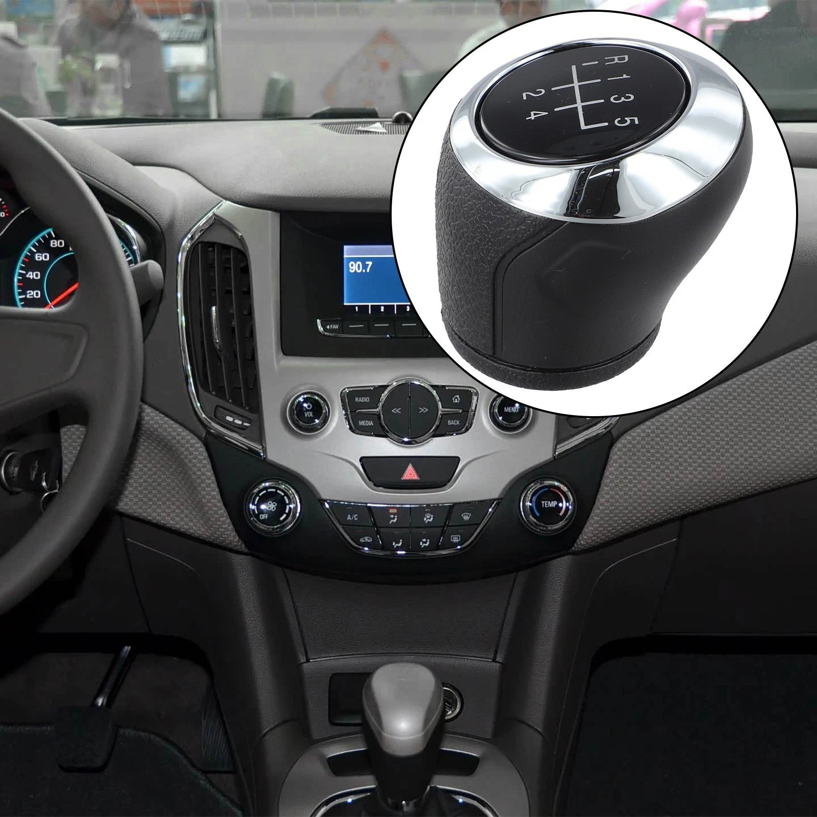 Gear Shifter Head for 2013-2017 Models (5-speed, Moisture-proof Design)