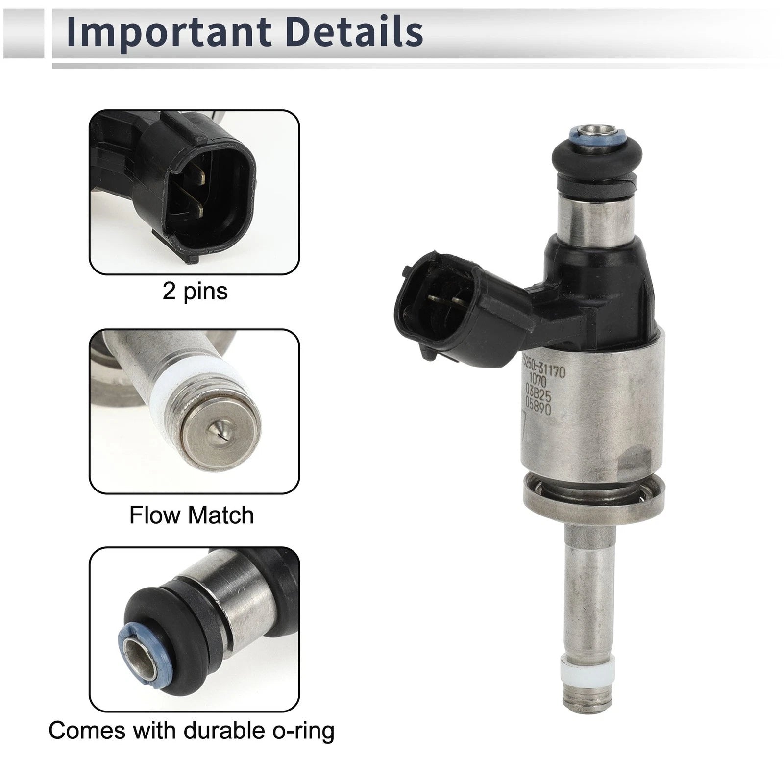 Fuel Injector for Lexus GS350 Replacement (2016–2019) 1 Piece