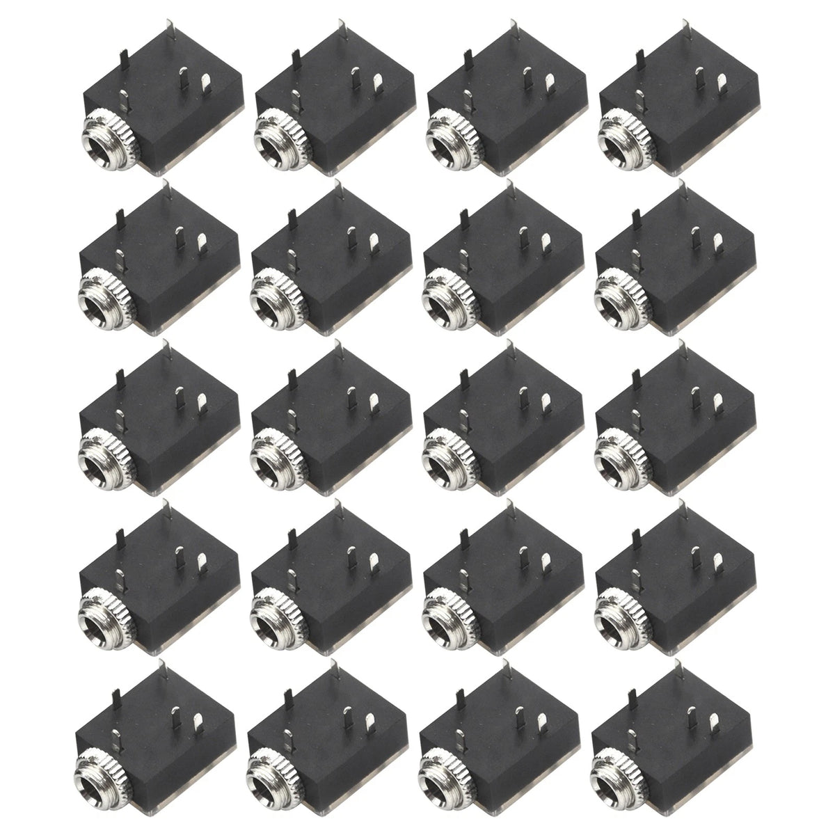 20X 3.5mm Female Audio Socket PCB Panel Mount Adaptor for Headphone Stereo Jack