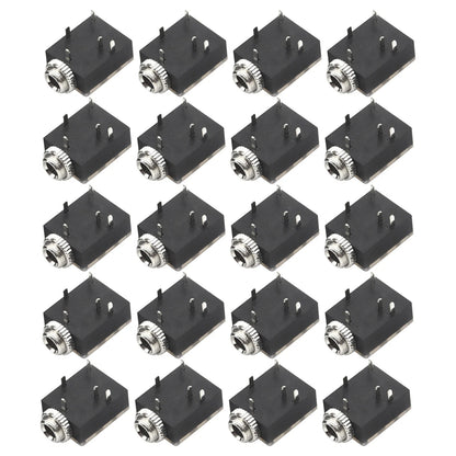 20X 3.5mm Female Audio Socket PCB Panel Mount Adaptor for Headphone Stereo Jack