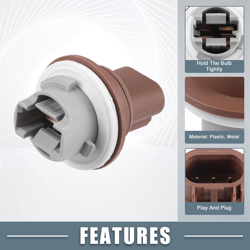 2 Pack Park and Turn Signal Light Socket Replacement for Dodge Grand Caravan (2011–2020)