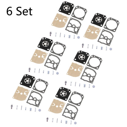 6 Set Carburetor Diaphragm Kit For Stihl 017 018 MS180 MS170 Zama RB-77 RB-66