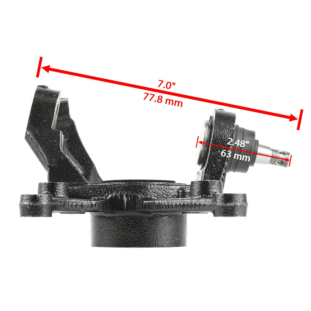Front Right Steering Wheel Knuckle Replacement for Honda Rancher TRX420FPA (2009–2014)