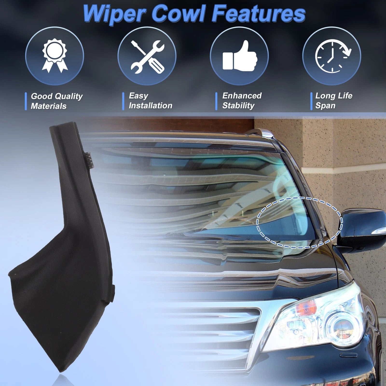Windshield Cowl Replacement for Lexus GX460 (2010–2016)