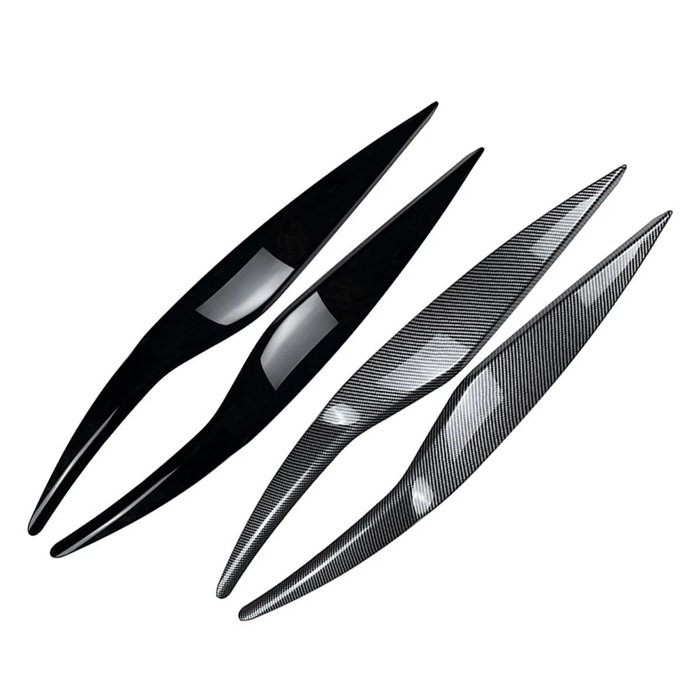 Headlight Eyelids Frame Cover Trim for Ford Fiesta MK6 (2008–2012)
