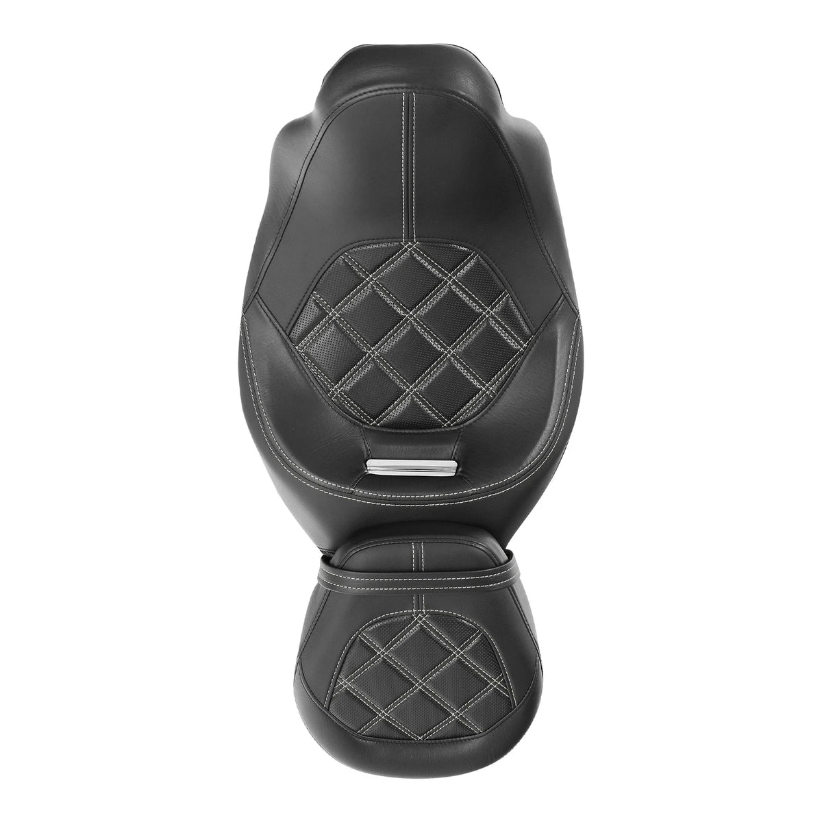 2X Driver & Passenger Seats for Harley Touring Street Glide (2009–2023) Black