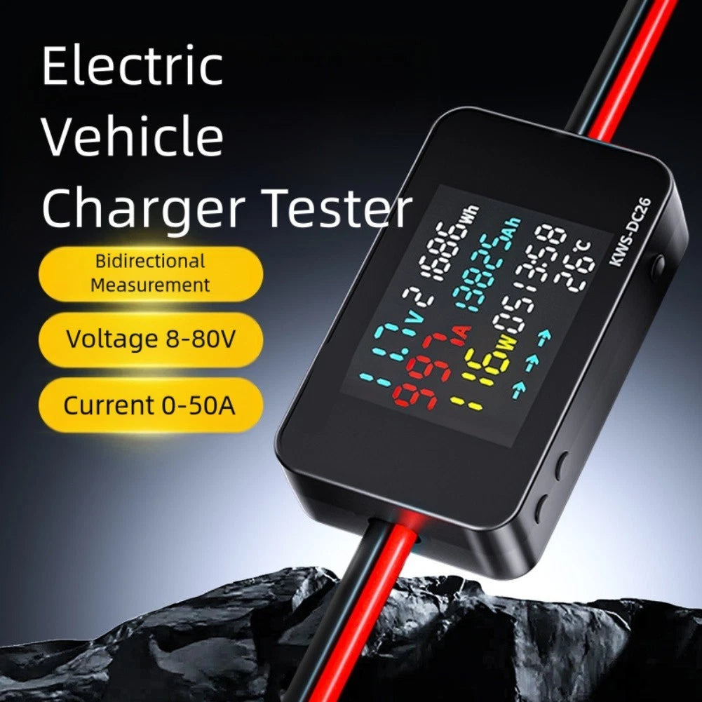 Electric Motorcycle Tester for Charger Analyzer with LCD Display (DC8 80V)