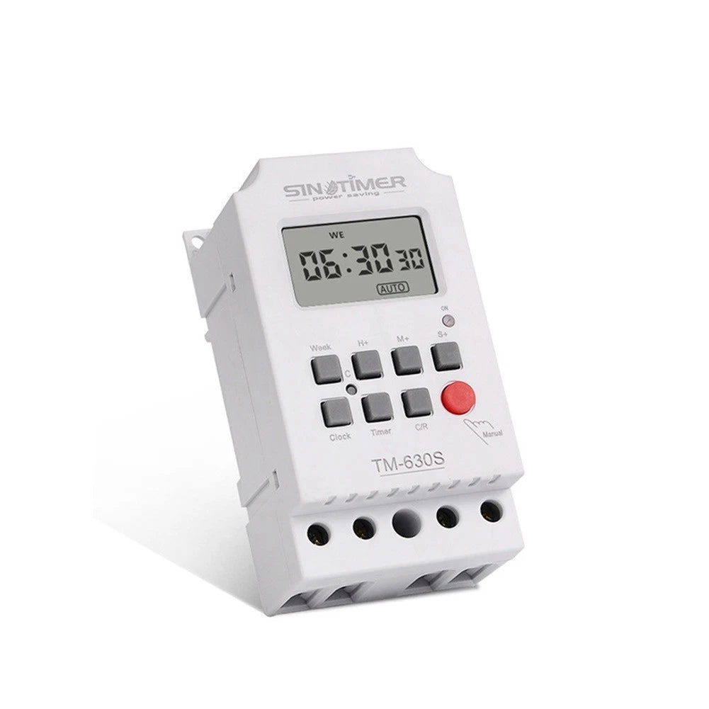 Digital Timer Switch for Home Outdoor 12V DC/AC (-20°C to +50°C)