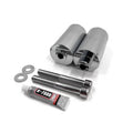 Chrome Spike Frame Slider Crash Protector for Yamaha YZF R1 (2002–2003)