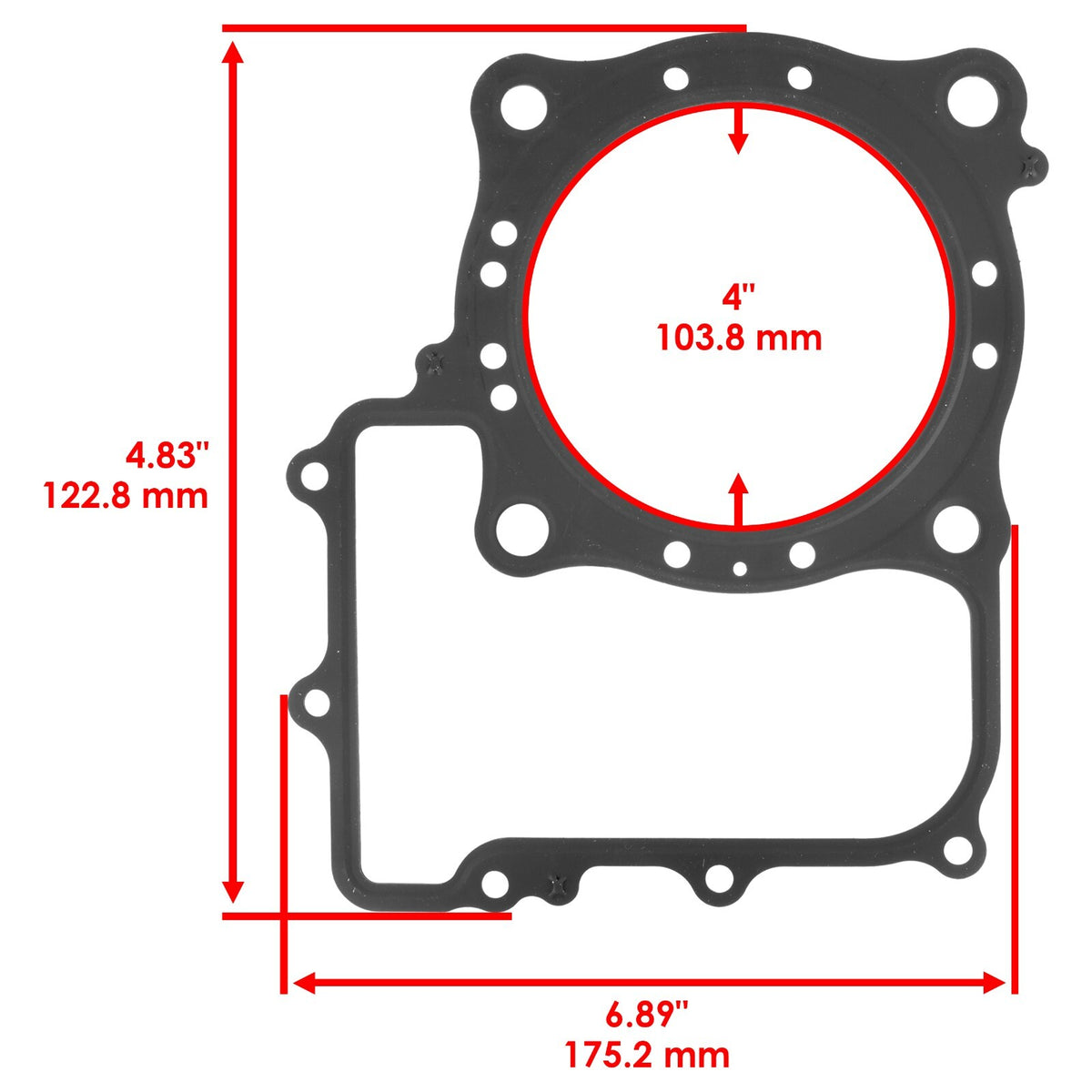 Cylinder Head Gasket Replacement for Honda TRX680F Rincon 680 (2006–2021)