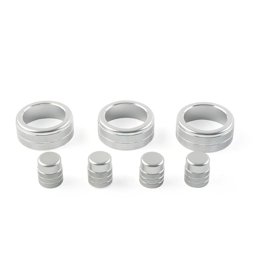 Switch Knob Ring Cover for Honda Civic (2022–Present) & CR-V (2023–2024) Silver