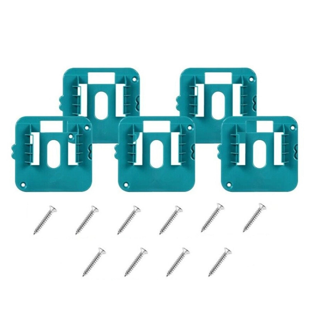 5Pcs Plastic Battery Mounts for Makita Battery