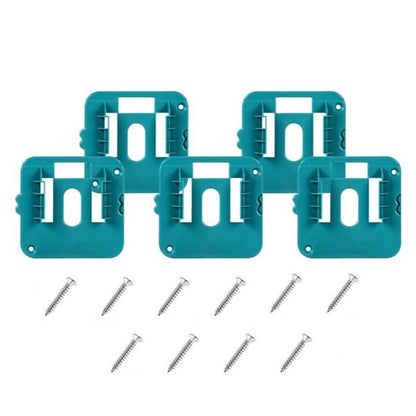 5Pcs Plastic Battery Mounts for Makita Battery