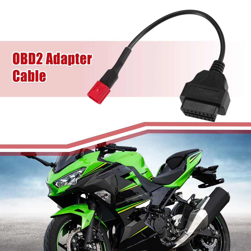 OBD2 Adapter Cable Replacement for Motorcycle for Kawasaki Suzuki Guzzi (2013–2024)