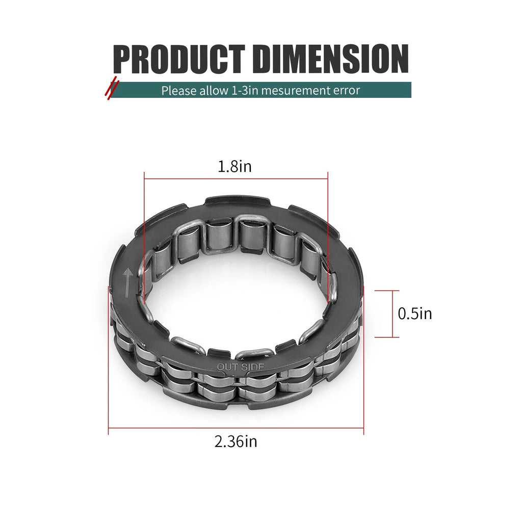 Clutch Hub One Way Bearing for Yamaha Wolverine 700 (2015–2019) 4SH-16664-00-00