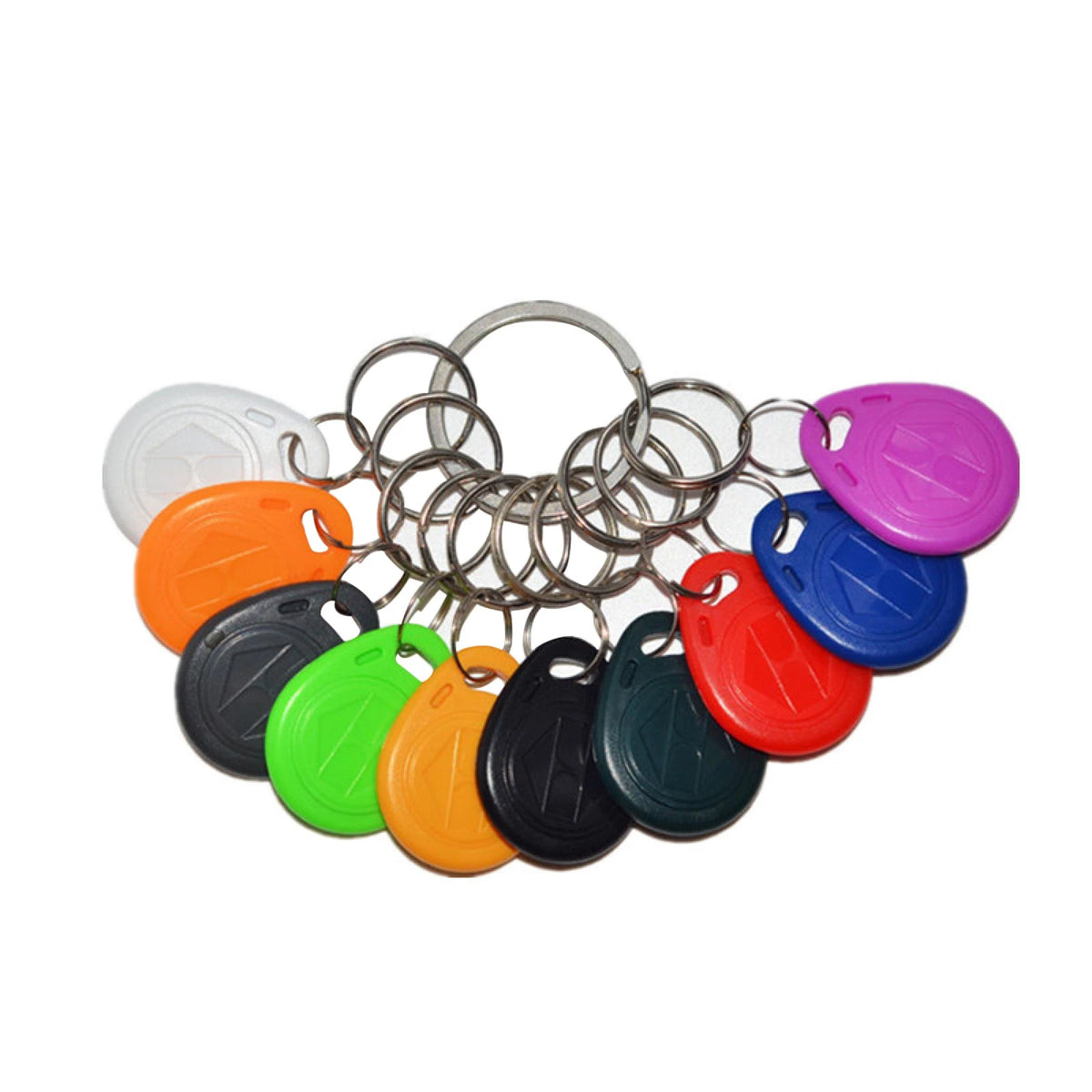 2X EM4305 125kHz Rewritable RFID Keyfob Tag Access Control Card