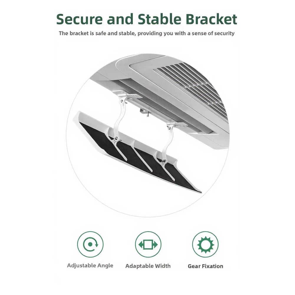 Ceiling Mounted Air Deflector Clip for Better Air Circulation Control