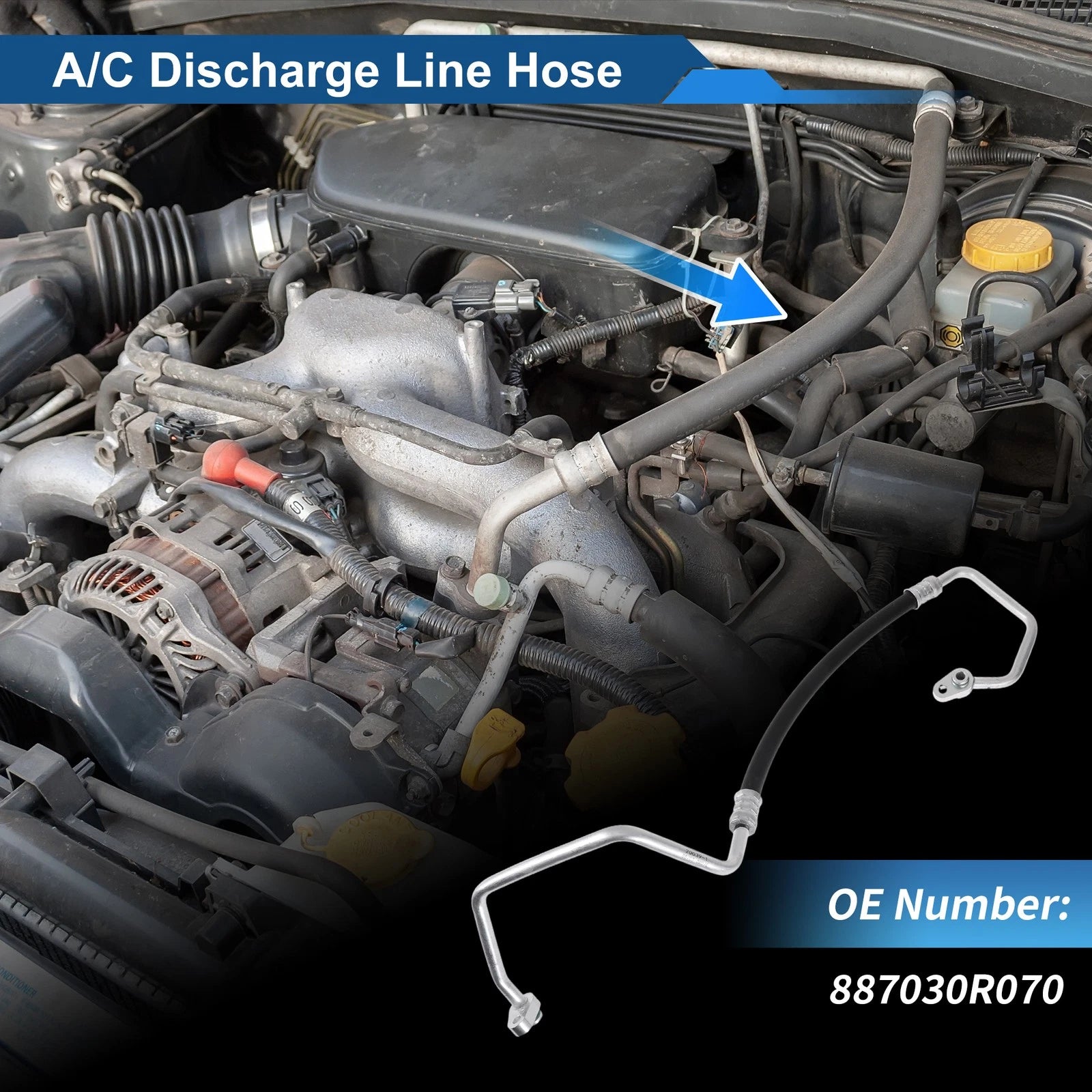 A/C Refrigerant Liquid Hose Replacement for Toyota RAV4 (2013–2018)