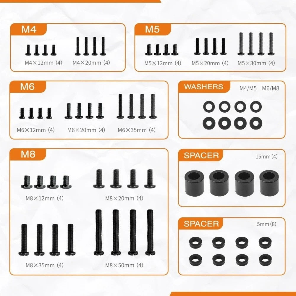 92PCS TV Mount Hardware Set for 80