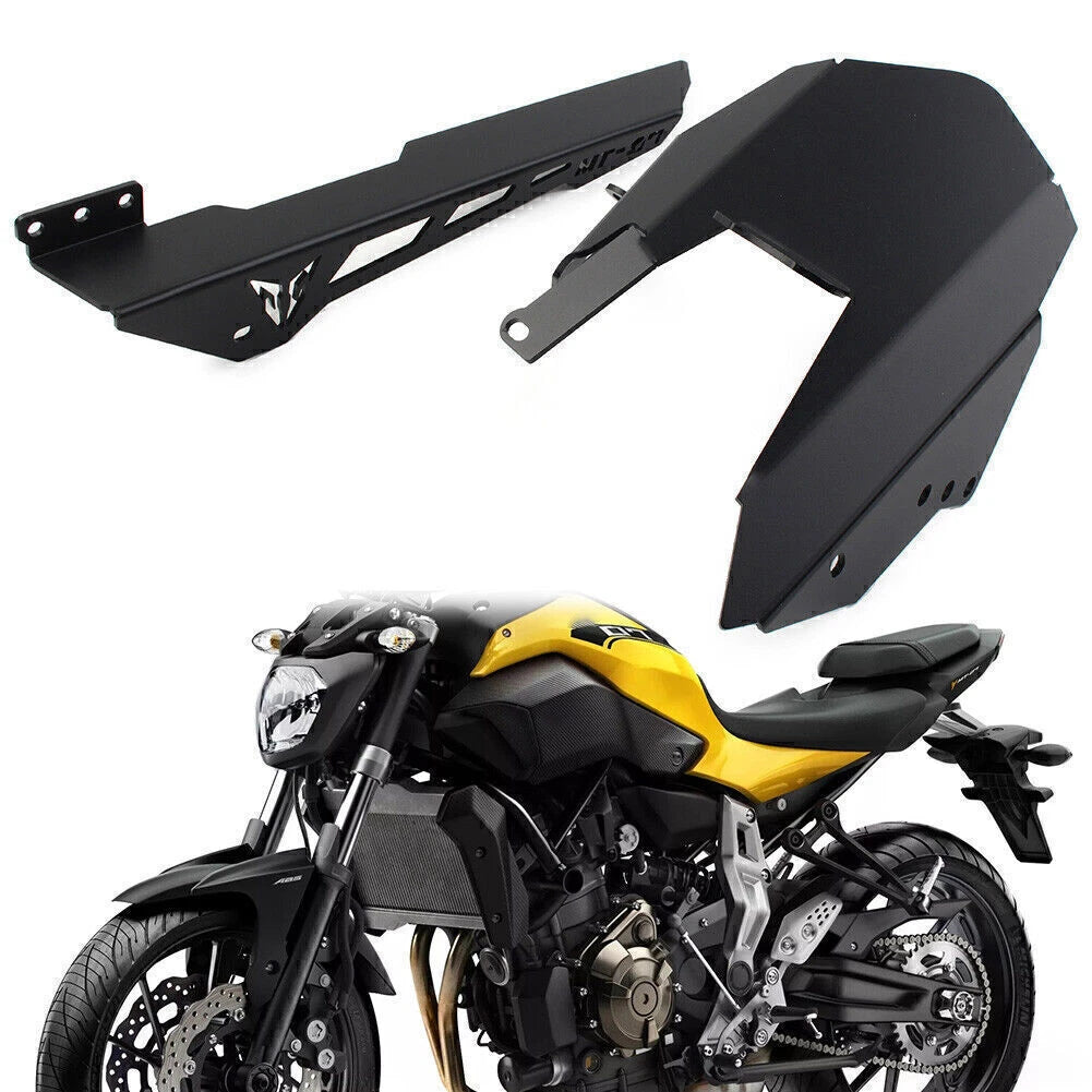 Aluminum Billet Chain Guard Cover for Yamaha MT-07 (2014–2016) Black