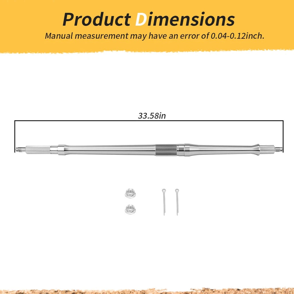 Precision Solid Rear Axle for Yamaha (5FU-F5381-01-00)