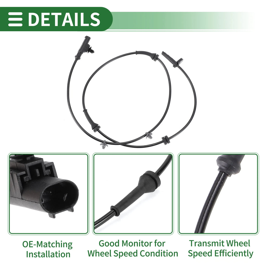 ABS Wheel Speed Sensor No. 47910ZR70A for Nissan Versa (2007–2012) Front