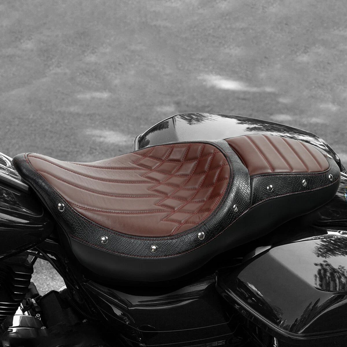 Driver Passenger Seat for Harley Touring Street Road Glide (2009–2023)