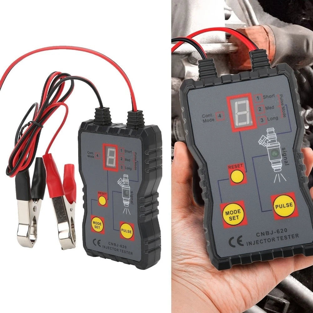 Fuel Injector Pulse Tester for Compact Vehicles (12V Diagnostic Tool)